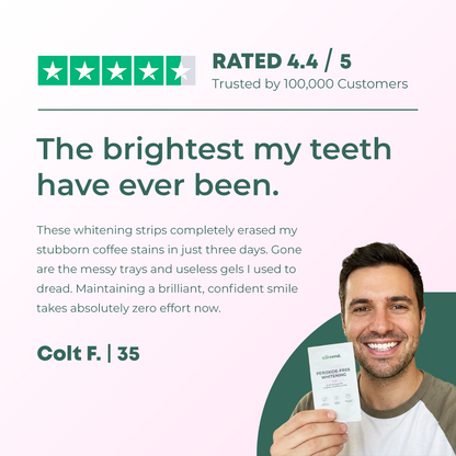 Peroxide-Free Whitening Strips